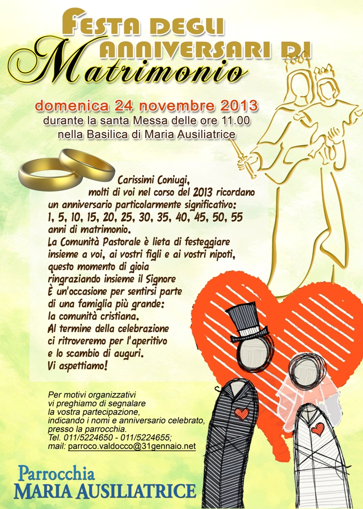 Festa Degli Anniversari Di Matrimonio