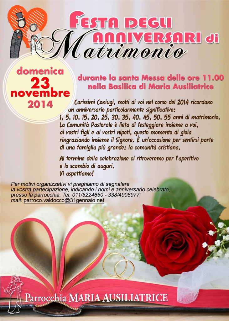 Festa Degli Anniversari Di Matrimonio